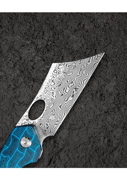 Bestech Skırmısh BL07B Şam G10 Sap Damascus Çakı
