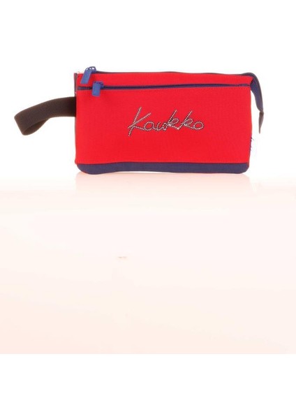 Hat Accordion Kalem Çantası Kırmızı K2674