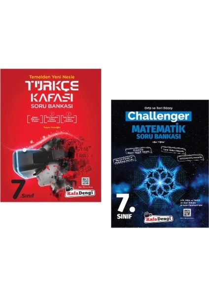 7. Sınıf Türkçe Kafası + Matematik Challenger Soru Bankası