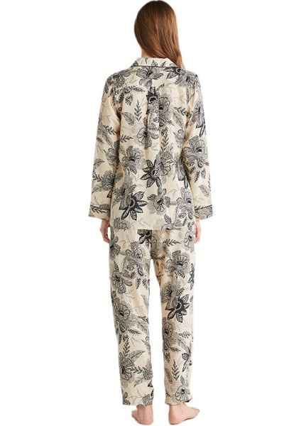 Kadın Siyah Pijama Takım 9706 modelleri