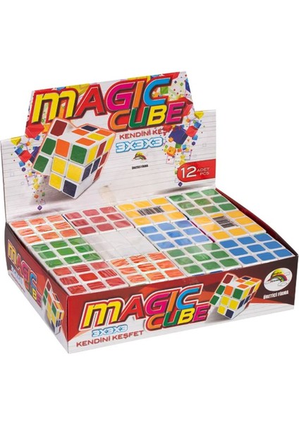 12 Adet Zeka Küpü Magic Cube