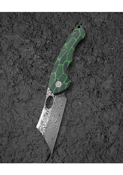 Bestech Skırmısh BL07C Şam G10 Sap Damascus Çakı