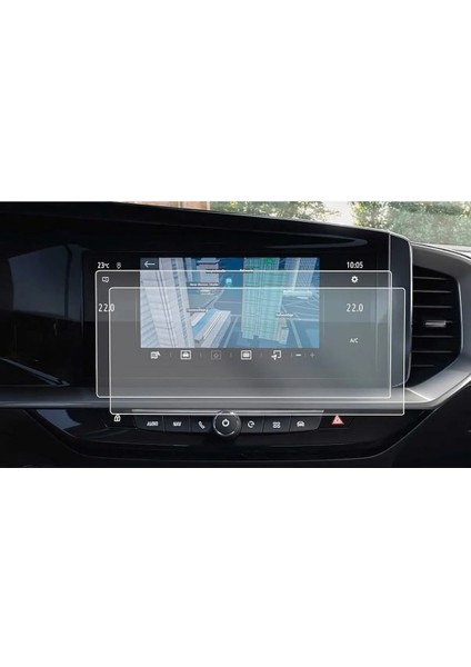 Opel Grandland Multimedya Navigasyon Uyumlu 9H Nano Ekran Koruyucu Film 2021 2023