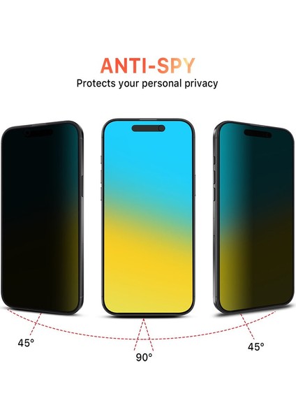 Apple iPhone 16 Plus Uyumlu Hayalet Ekran Koruyucu Tam Kapatan Gizli Tamperli Cam fiyatları
