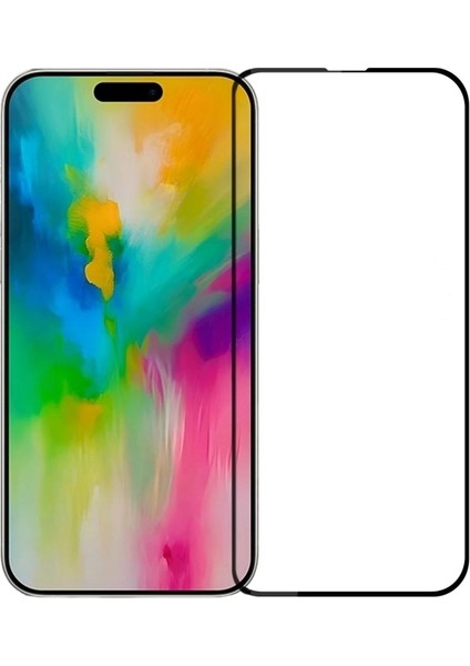 iPhone 16 Pro Max 5d Tam Kapatan Ekran + Kamera Lens Metal Koruyucu