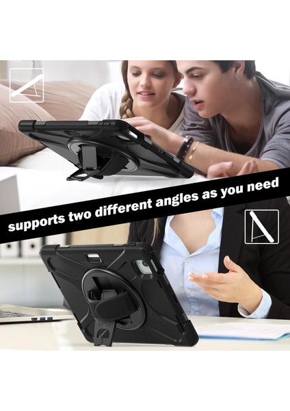 iPad Air 11 M2 2024 Air 6. Nesil Uyumlu Kılıf Askılı Standlı Kalem Bölmeli Defender Zırh Tank Koruma indirimleri
