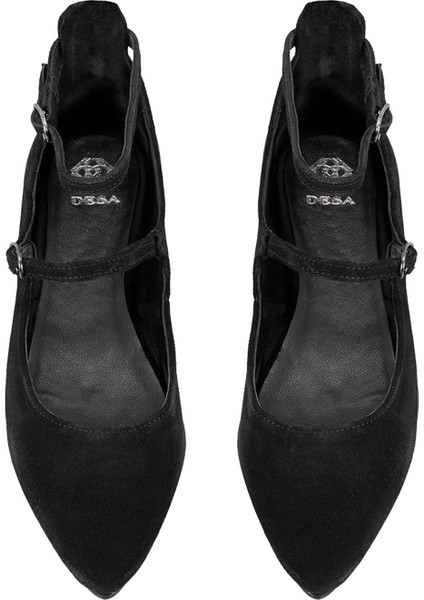 Arien Siyah Kadın Deri Babet indirimleri