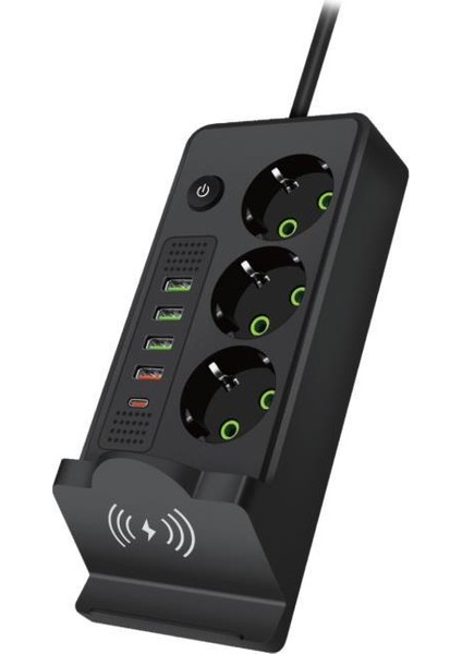 Dn 9275 3'lü USB ve Type-C Girişli Uzatma Kablosu
