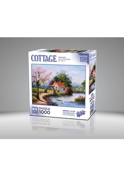 KS Games Lake House 1000 Parça Puzzle