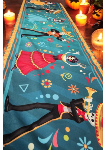 Cadılar Bayramı Desen Runner