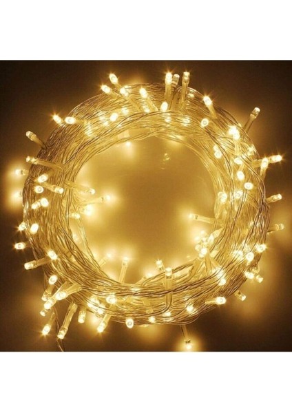 Oso Home Dekoratif 10 Metre 100 Ledli Günışığı Fişli Pirinç LED Parti Süsleme Işık Dekor Hobi Yeniyıl modelleri