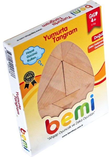 Yumurta Tangram Ahşap