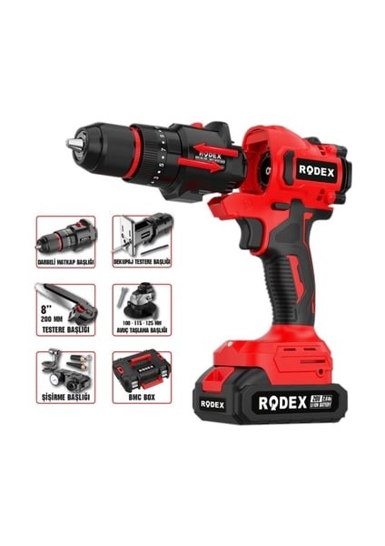 RDX2705 Akülü Çok Amaçlı 5 Fonksiyonlu Makina