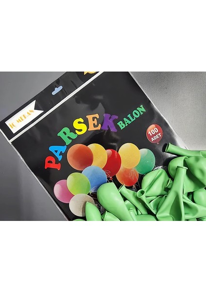Balon 100 Lü Renk Yeşil