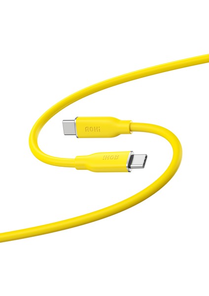 Silky Usb-C To Usb-C 1m Pd 3.1 480MBPS 140W Süper Hızlı Şarj/data Kablosu