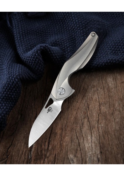 Bestech The Retıculan BT1810A Titanyum Sap CPM-S35VN Mini Çakı