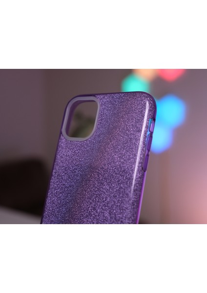 iPhone 11 Simli Mor Kılıf