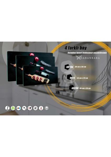 20x30 cm Cam Kesme Tahtası Model 1201 fırsatları