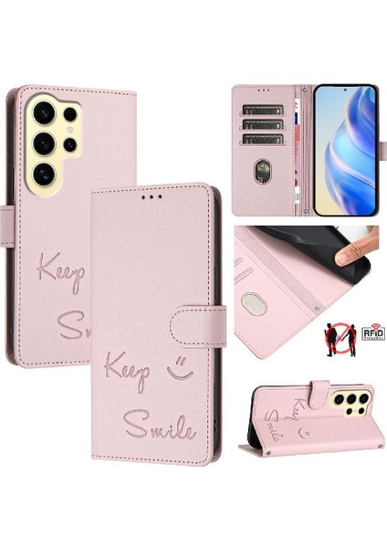 Samsung Galaxy S24 Ultra 5g Için Kılıf Kart Tutucu Cüzdan Kapak Çevirin Rfıd Pu (Yurt Dışından) indirimleri