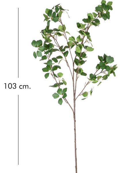 Yapay Okaliptüs Dalı Koyu Yeşil 103 cm . modelleri