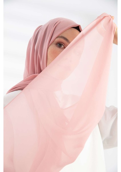 Şifon Şal - Pembe