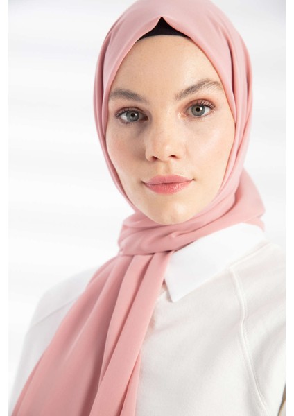 Şifon Şal - Pembe