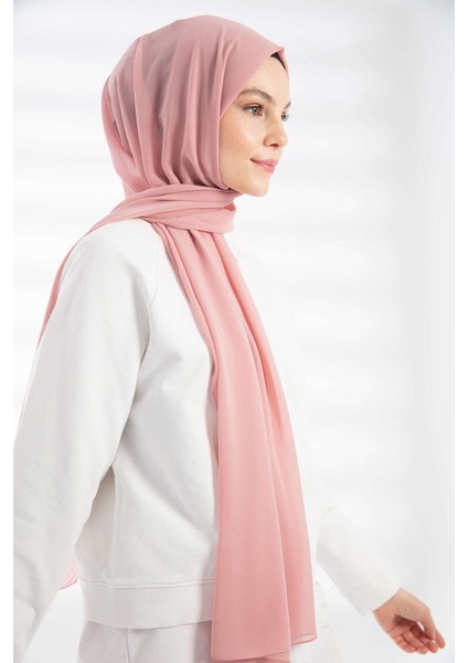 Şifon Şal - Pembe