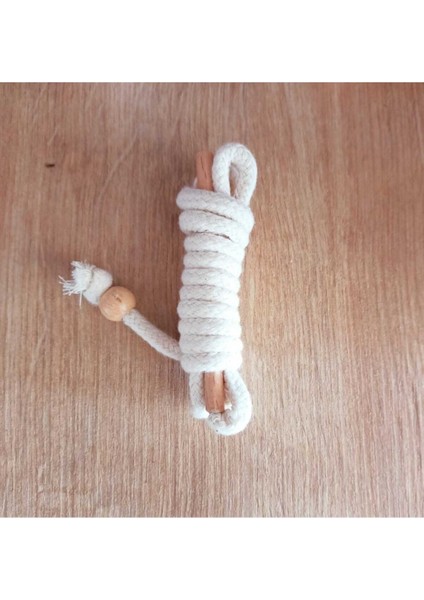 Montessori İp Geçir Oyunu Boncuklu İpi Bej fırsatları