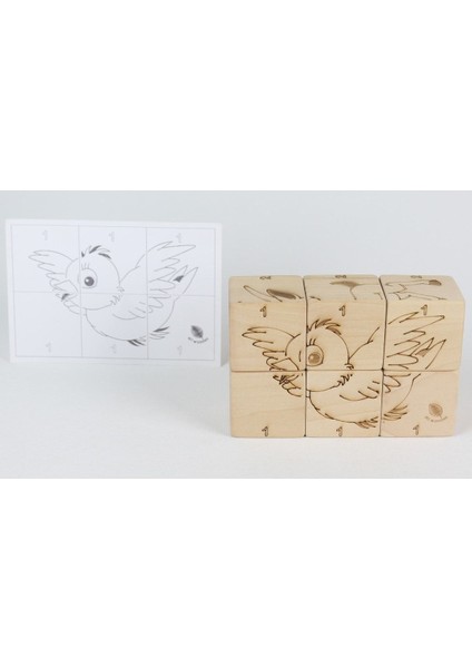 Montessori 3+ Yaş Küp Yapboz