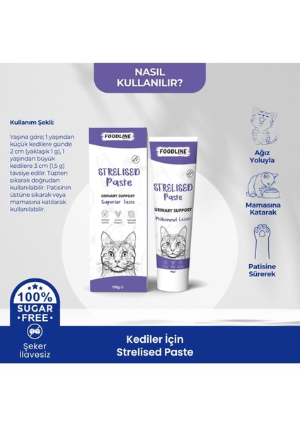 Sterilised Malt Macun 100 gr | Kısır Kediler Için Tüy Yumağı Önleyici