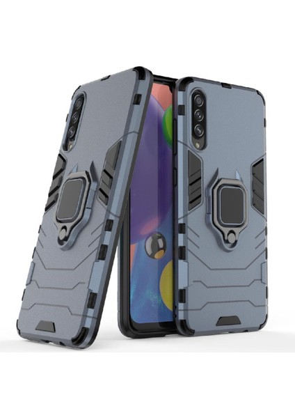 Halka Araba Montaj Kickstand Samsung Galaxy A70S Askeri Sınıf Metal (Yurt Dışından)