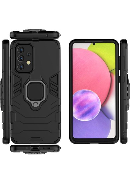 Halka Araba Dağı Kickstand Kılıf Samsung Galaxy A33 5g Metal Halka Tutucu (Yurt Dışından)