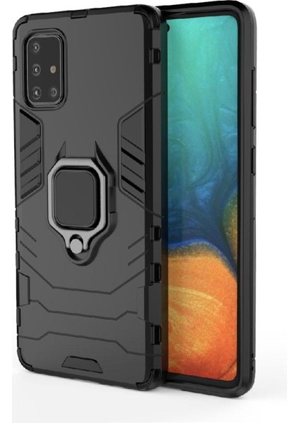 Halka Araba Dağı Kickstand Kılıf Samsung Galaxy A71 5g Darbeye Metal (Yurt Dışından) indirimleri