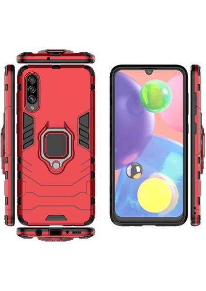 Halka Araba Montaj Kickstand Samsung Galaxy A70S Askeri Sınıf Metal (Yurt Dışından)