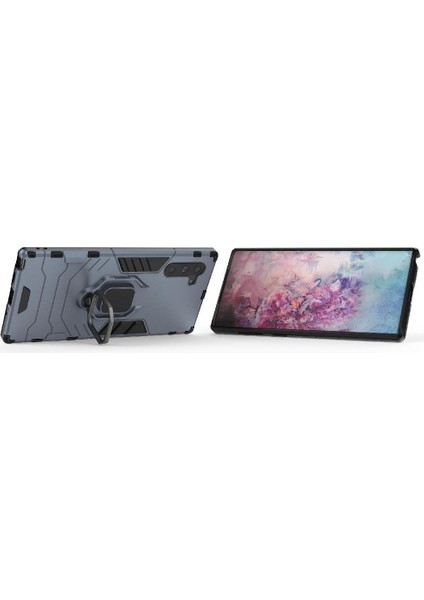 Samsung Galaxy NOTE10 Kickstand Askeri Için Halka Araba Dağı Kickstand Kılıf (Yurt Dışından) fiyatları