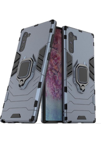 Samsung Galaxy NOTE10 Kickstand Askeri Için Halka Araba Dağı Kickstand Kılıf (Yurt Dışından) indirimleri