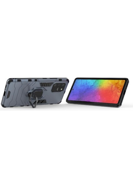 Halka Araba Dağı Kickstand Kılıf Samsung Galaxy S10 LITE/A91 Kickstand (Yurt Dışından)
