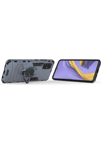 Halka Araba Dağı Kickstand Kılıf Samsung Galaxy A51 4G/M40S Kickstand (Yurt Dışından) fırsatları