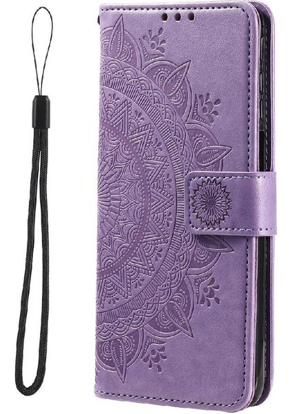 IPhone 15 Için Flip Case Pro Pu Deri Cüzdan Kılıf Totem Kabartma (Yurt Dışından) fırsatları