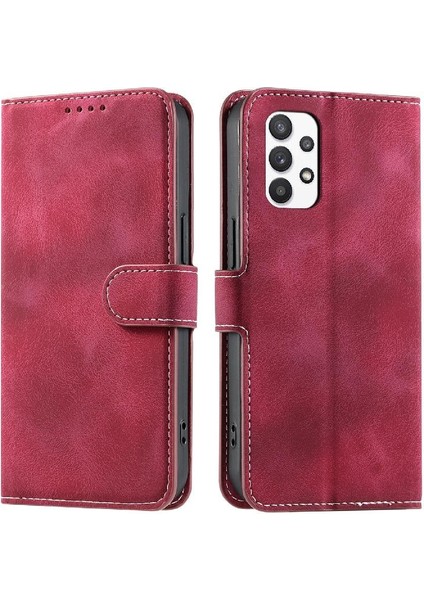 Samsung Galaxy Için Flip Case A52S 5g Manyetik Bilek Kayışı Kickstand Cüzdan (Yurt Dışından)