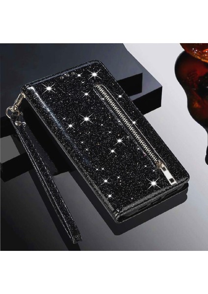 Samsung Galaxy S24 Için Fermuar Cep Durumda Ultra Glitter Cüzdan Kılıf Kartı (Yurt Dışından) indirimleri