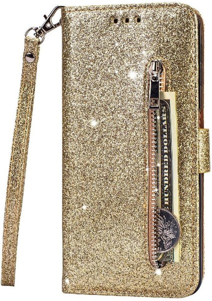 Samsung Galaxy NOTE10 LITE/A81/MGLITTER Glitter Cüzdan Için Fermuarlı Cebi Durumda (Yurt Dışından) fiyatları