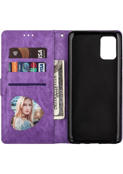Samsung Galaxy Zipper Manyetik Kapatma Kart Tutucu Için Fermuarlı Cebi Durumda (Yurt Dışından)