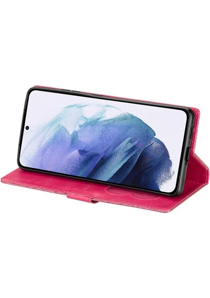 Samsung Galaxy S21 5g Bilek Kayışı Pu Deri Kılıf Için Fermuarlı Cebi Durumda (Yurt Dışından) modelleri