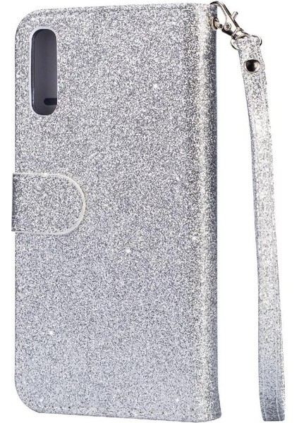 Samsung Galaxy A50S Bilek Kayışı Için Fermuar Cep Durumda Kart Tutucu Glitter (Yurt Dışından) modelleri