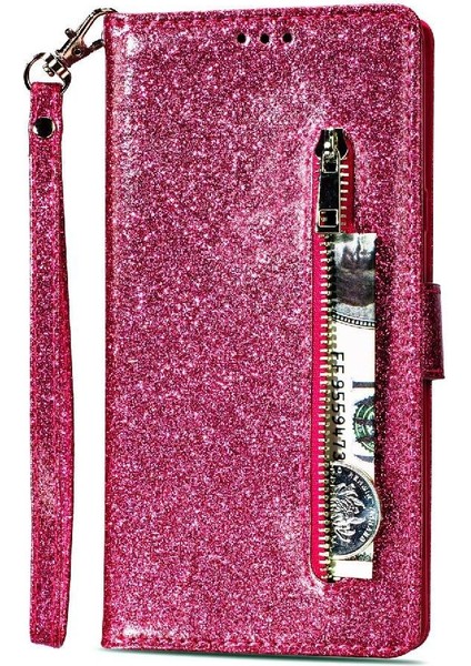 Samsung Galaxy Note9 Glitter Cüzdan Kılıf Manyetik Için Fermuarlı Cebi Durumda (Yurt Dışından) fiyatları