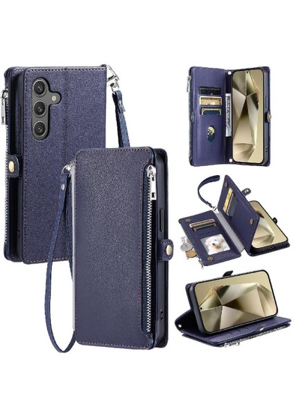 Samsung Galaxy A34 5g 9 Kart Yuvaları Için Crossbody Durumda Cüzdan Fermuar (Yurt Dışından)