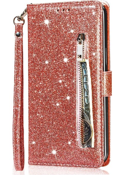 Samsung Galaxy A13 Için Fermuarlı Cebi Durumda 5g/4g Manyetik Kapatma Glitter (Yurt Dışından) modelleri