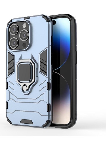 Halka Araba Dağı Kickstand Kılıf IPhone 15 Pro Darbeye Dayanıklı Metal Halka (Yurt Dışından) fırsatları