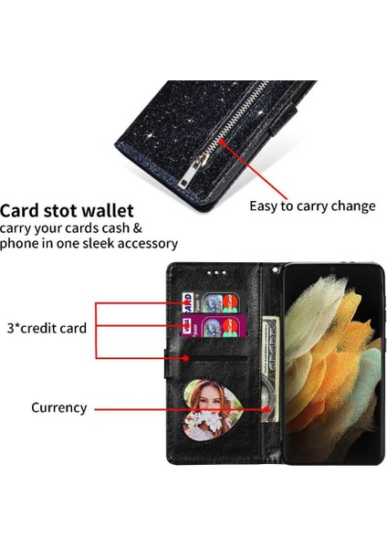 Samsung Galaxy S23 Için Fermuar Cep Durumda Ultra Bilek Kayışı Manyetik Pu (Yurt Dışından) indirimleri